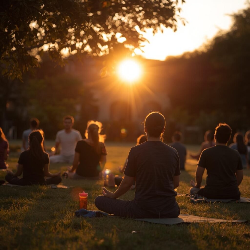 acceso a talleres emocionales y sesiones guiadas de meditacion mensuales al atardecer